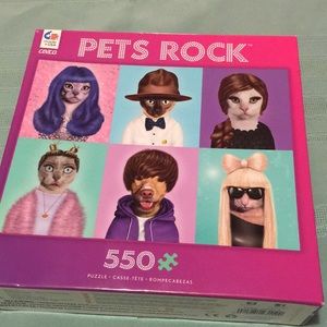 Pets Rock 550 Pc Puzzle NEW Celebrity looking Pups